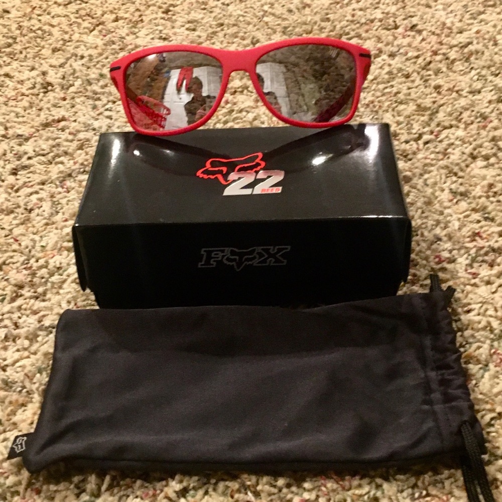 RARE FOX RACING DOUBLE DEUCE SUNGLASSES NWB